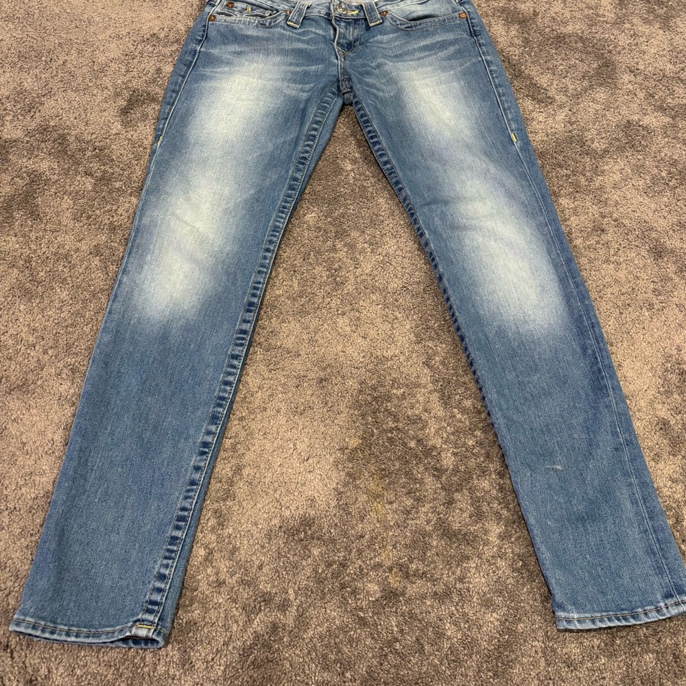 True Religion Light Blue Denim Jeans 29 X 32